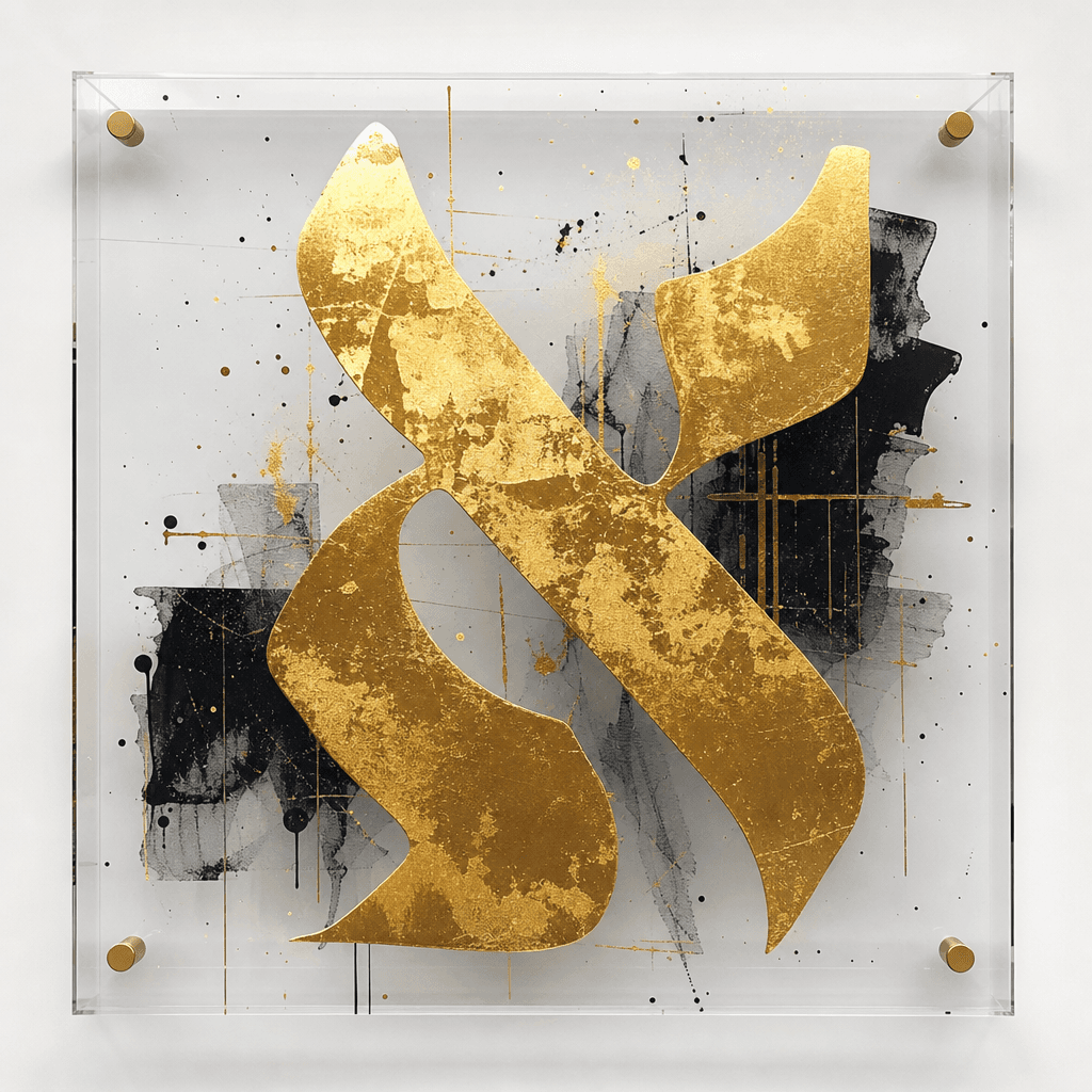 Aleph Radiance plexiglass artwork